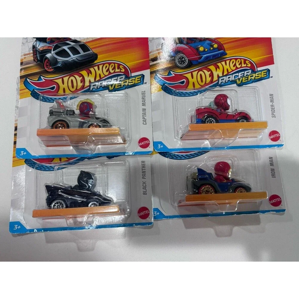 Hot Wheels Racer Verse Marvel Bundle Of 4